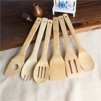 6 Piece Bamboo Essentials Cooking Set